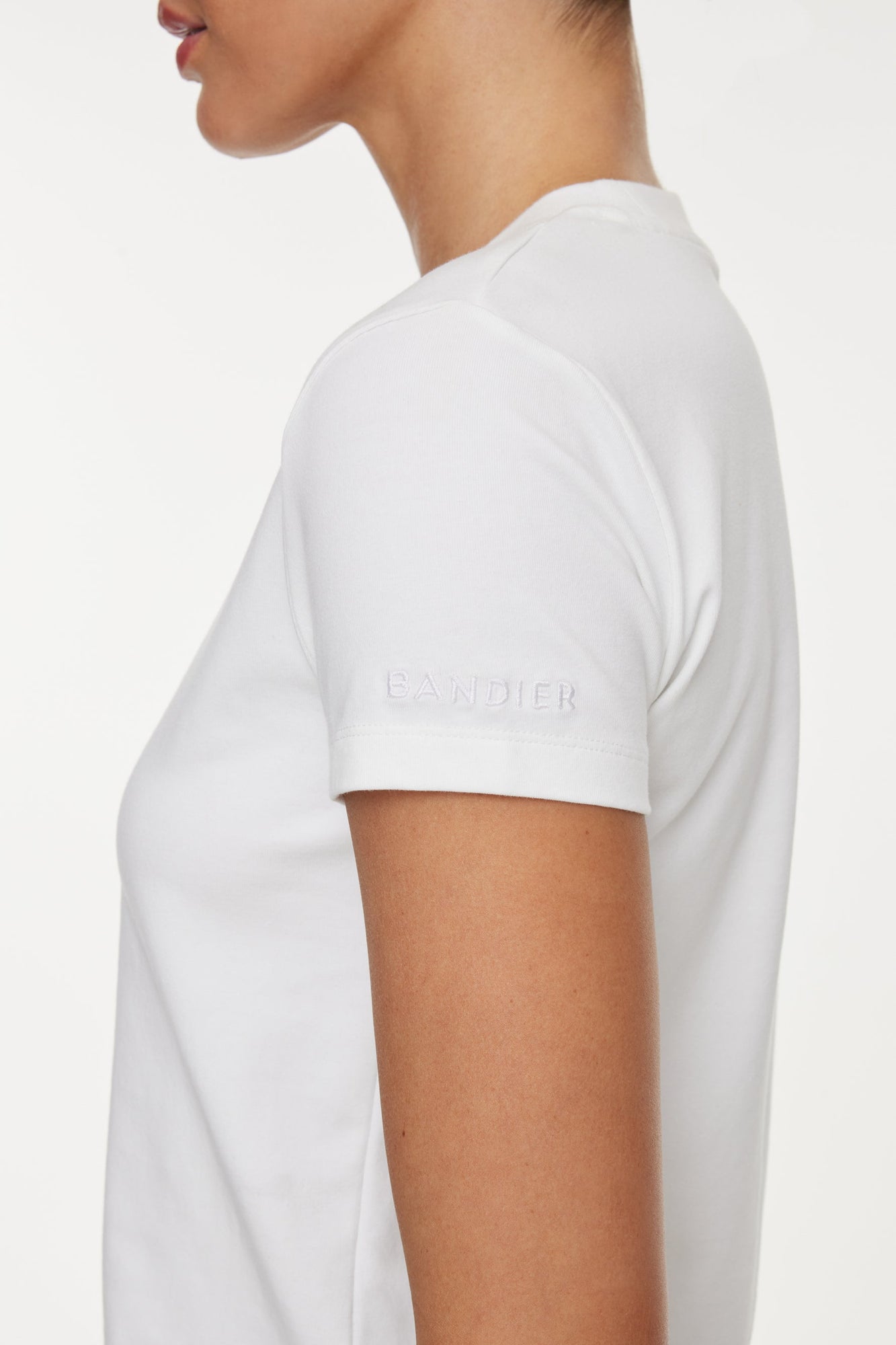 Bandier | Baby Tee | Gardenia