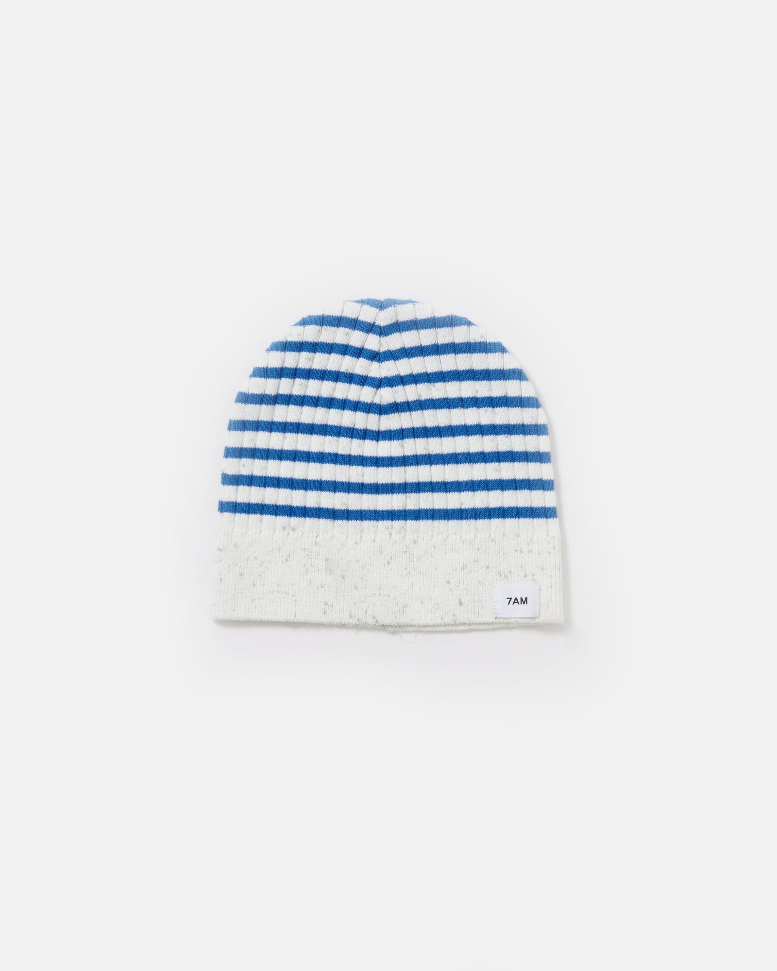 Beanie Mariniere - Ribbed | Seashell/Blue Stripes