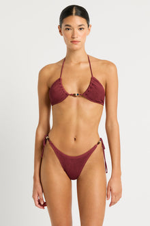 Beaded Ingrid Triangle Top | Carmine Recycled