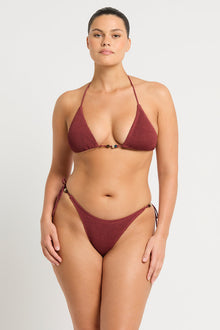 Beaded Ingrid Triangle Top | Carmine Recycled