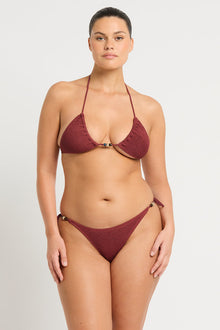 Beaded Ingrid Triangle Top | Carmine Recycled