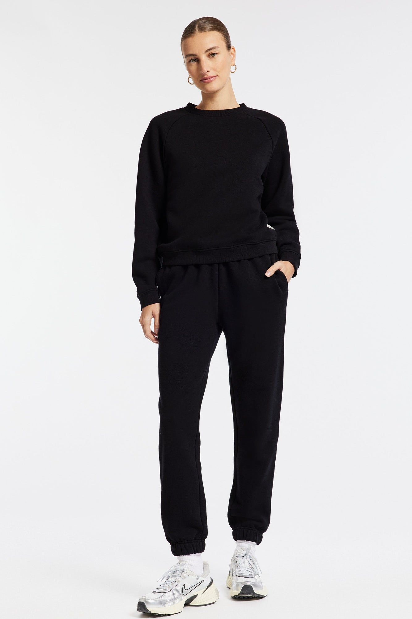 Wesley | Park Weekend Fleece Jogger | Black