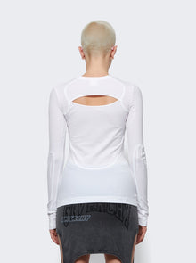 Women | Givenchy | Triple Stitched Open Cuts Top | White