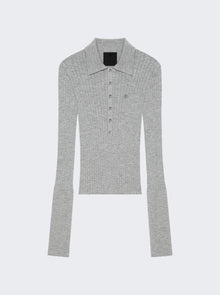 Women | Givenchy | Long Sleeve Polo Heather | Grey