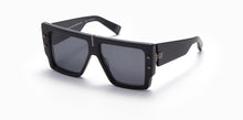 Unisex | B - Grand Sunglass | Matte Black - Black Rhodium | Dark Grey