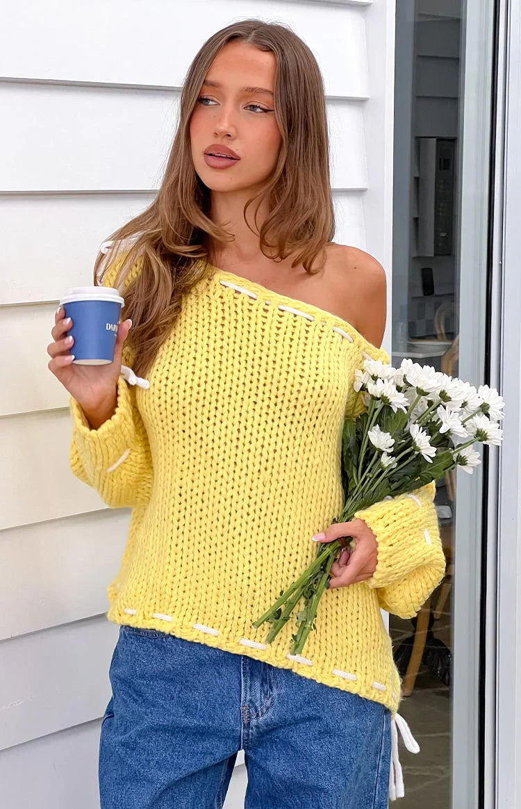 Bea Sweater | Yellow