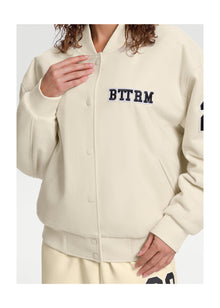 Better League Varsity Jacket | Creamy White