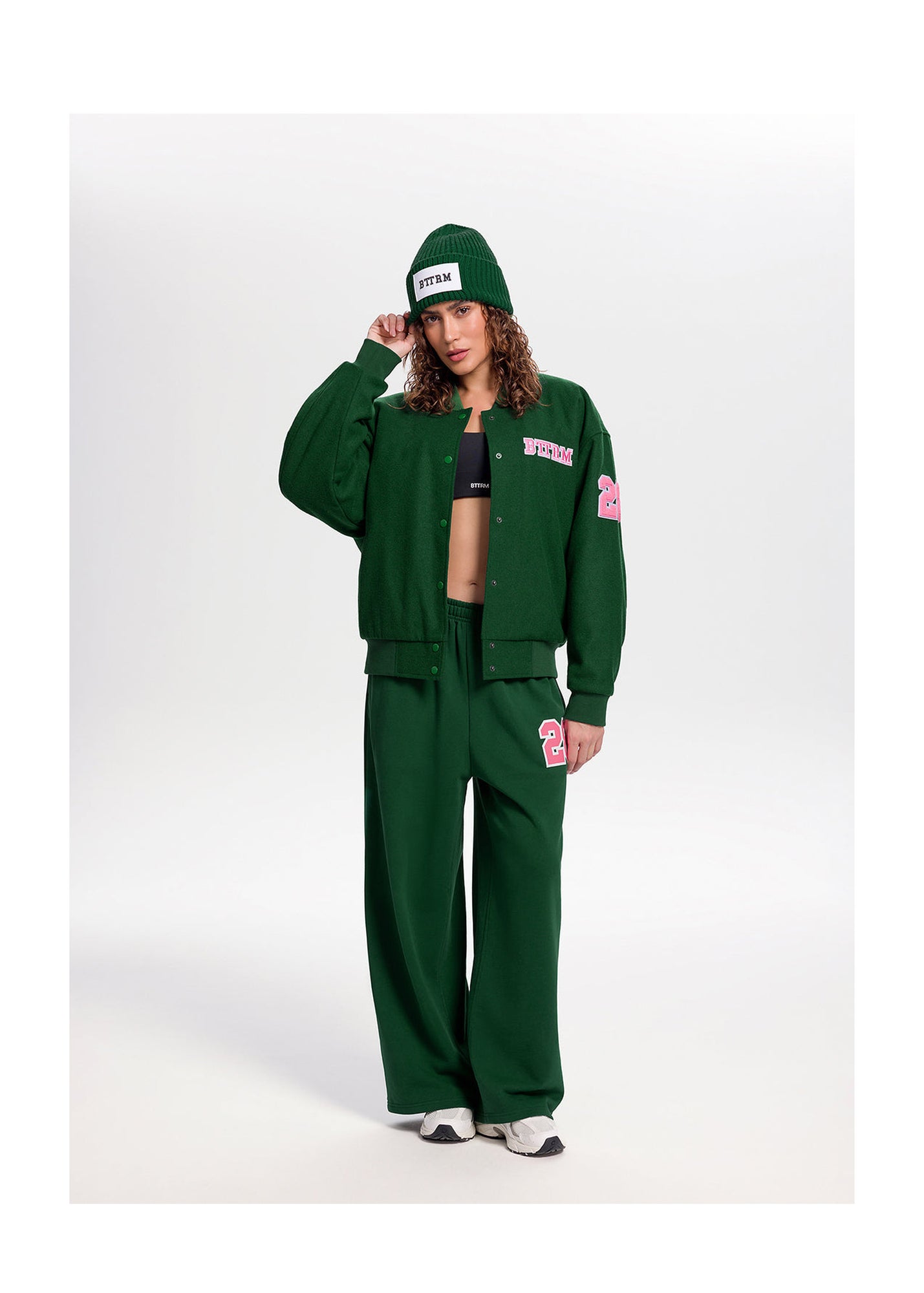 Better League Varsity Jacket | Urban Green
