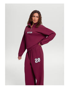 Better League Zip Sweatshirt | Burgundy