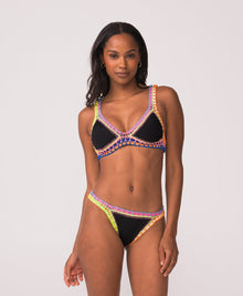 Women | Ferrarini by PQ Swim Crochet Top | Black