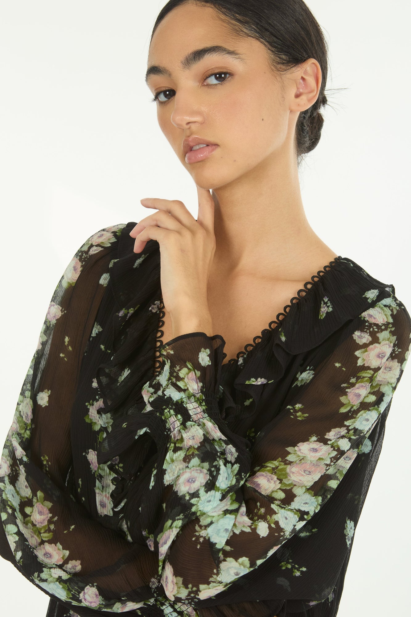 Brighton Dress | Black Floral Alley