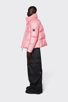 Unisex | Boxy Puffer Jacket | Pink Sky