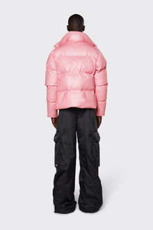 Unisex | Boxy Puffer Jacket | Pink Sky