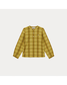 Boys | Henley Neck Shirt | Acid Yellow