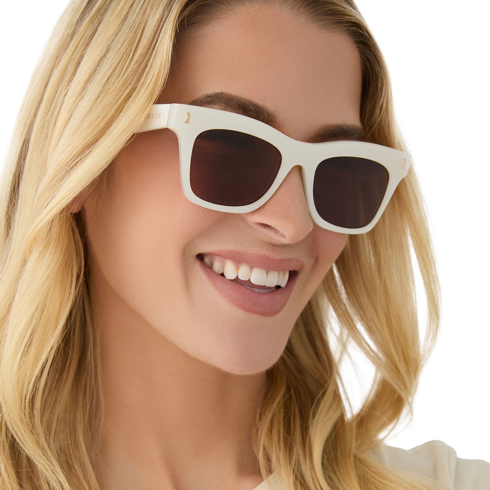 Womens | Bradley Sunglasses | Opaline | Brown Lenses