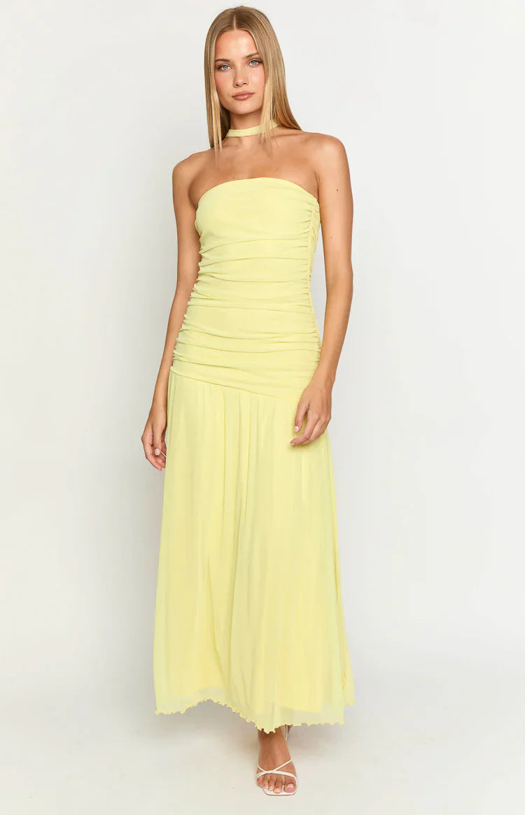 Brayan Maxi Dress | Yellow