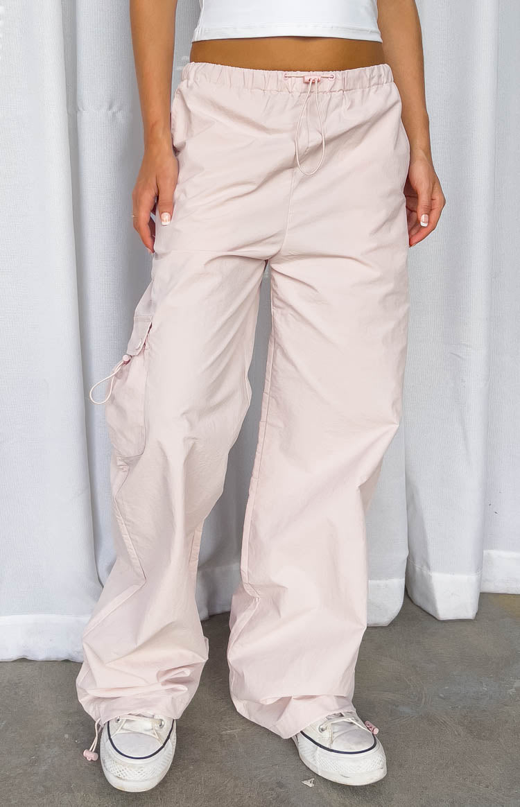 Bronx Drawcord Cargos | Pink