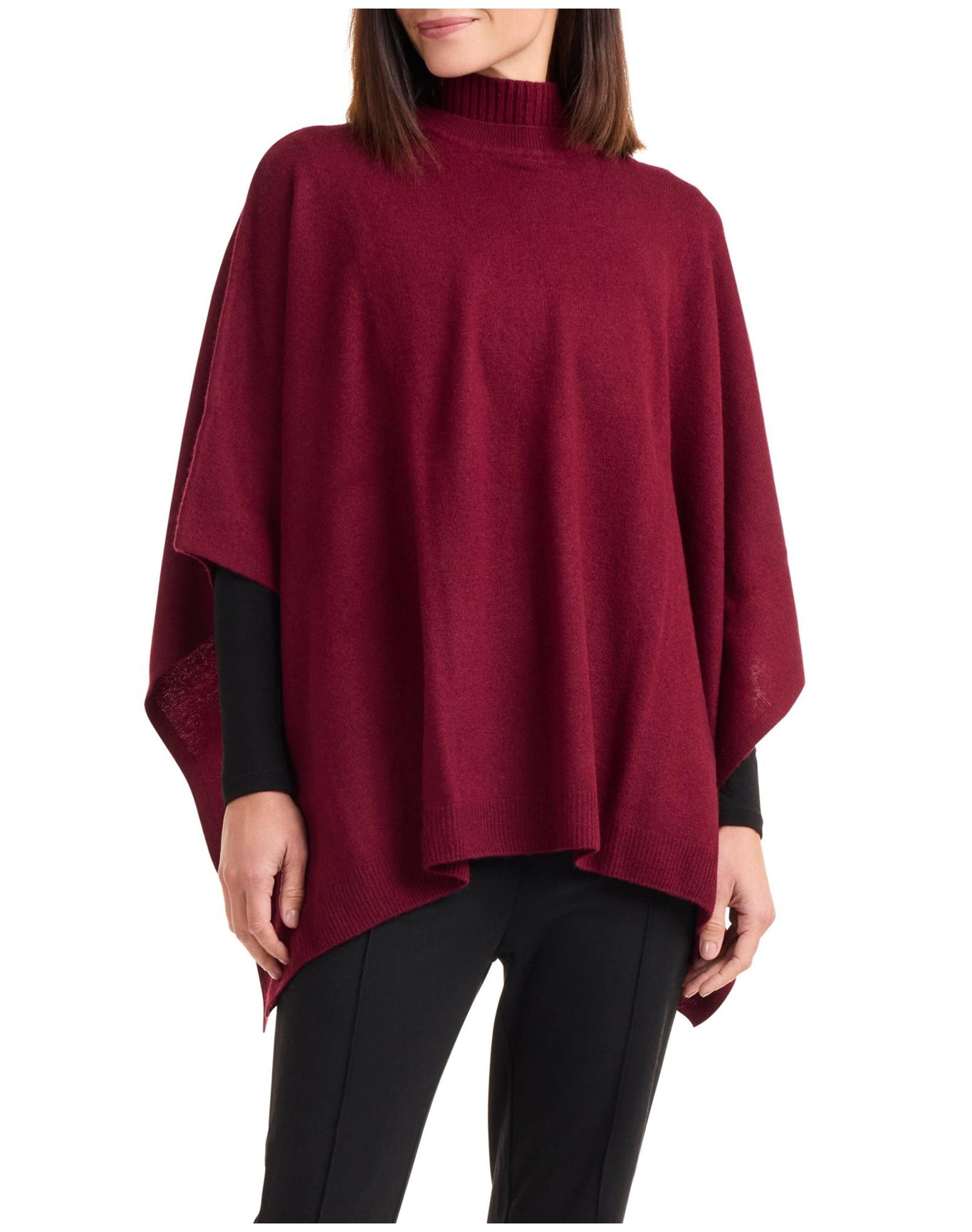 Bruno Magli | Women | Cashmere Poncho | Bordeaux