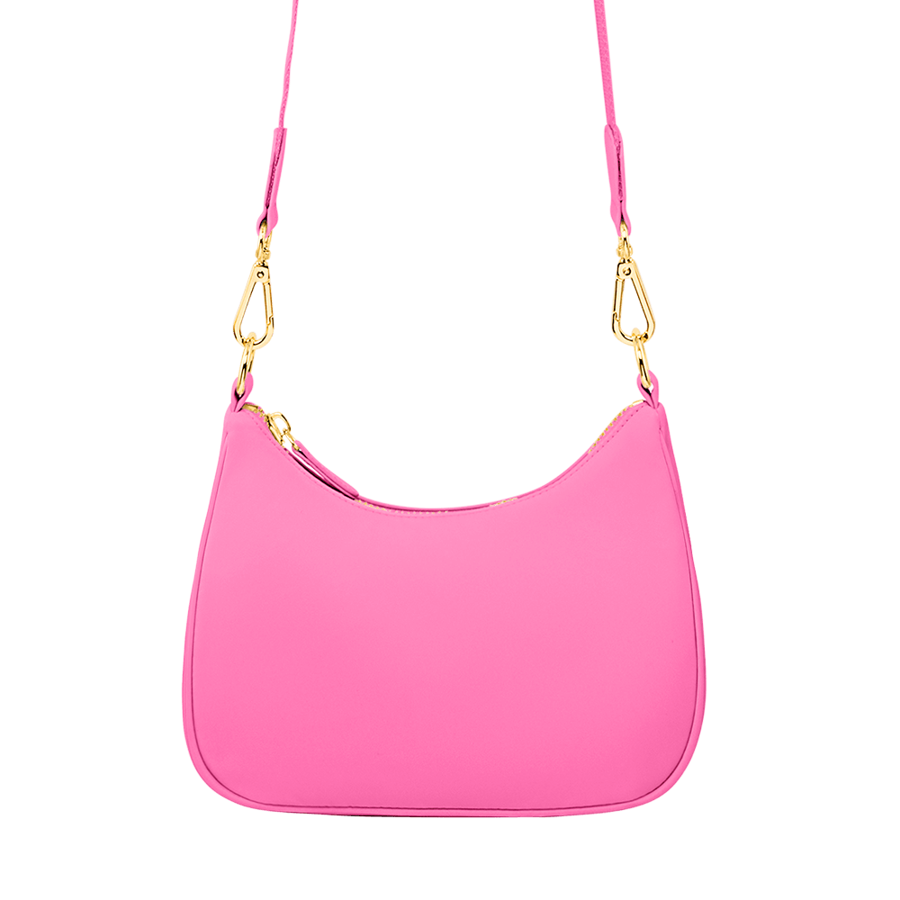 Curved Crossbody Bag | Bubblegum