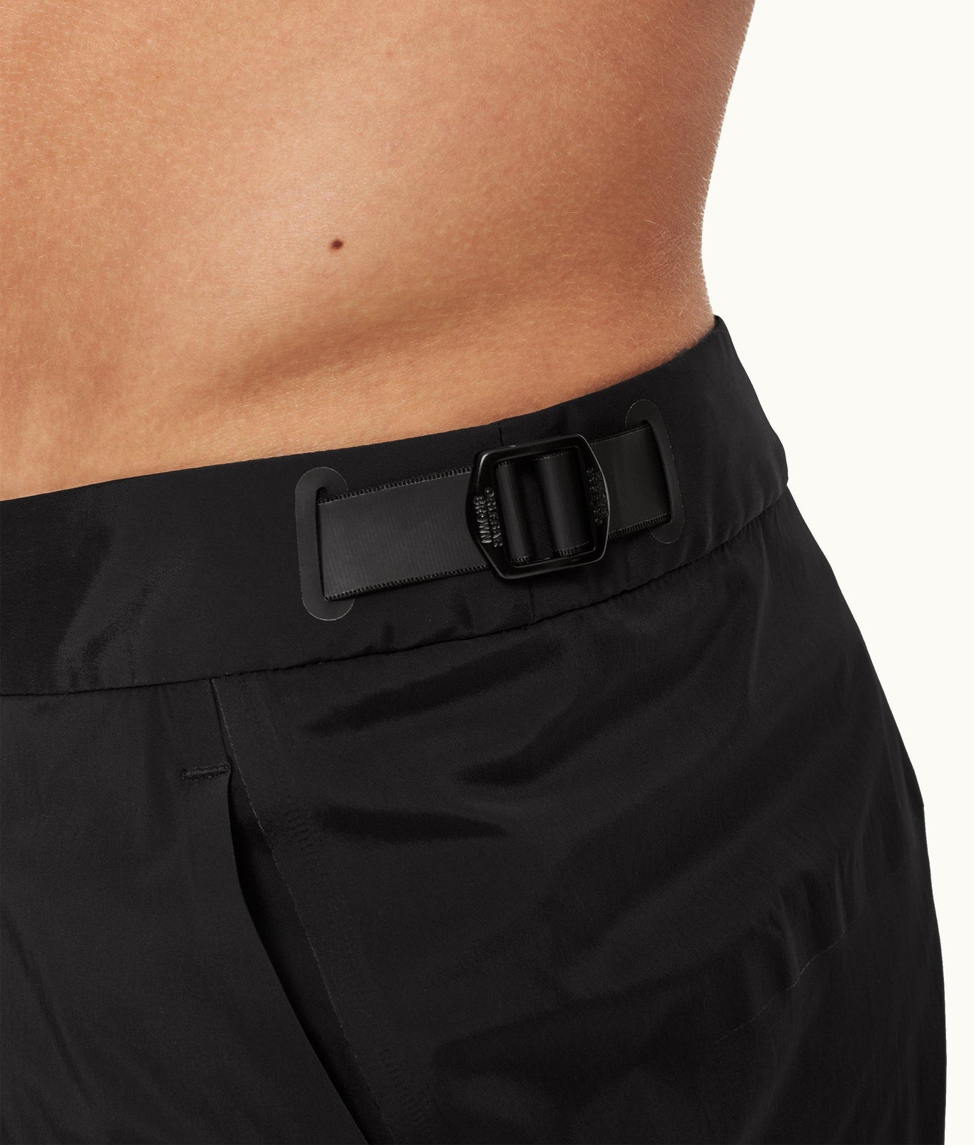Bulldog Bonded Bonded Panel Mid-Length Swim Shorts | Black