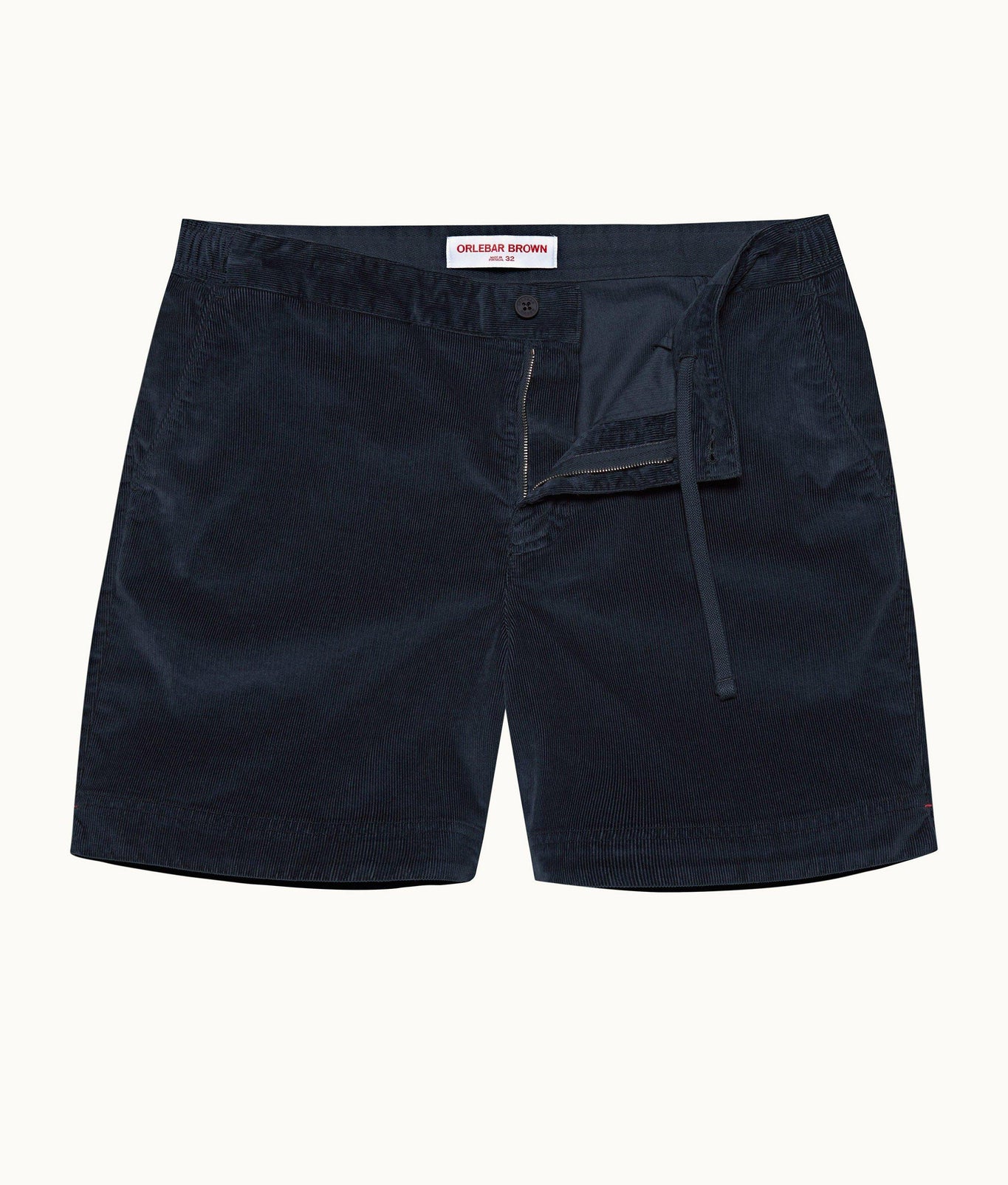 Bulldog Corduroy Corduroy Drawcord Mid-Length Shorts | Midnight Navy