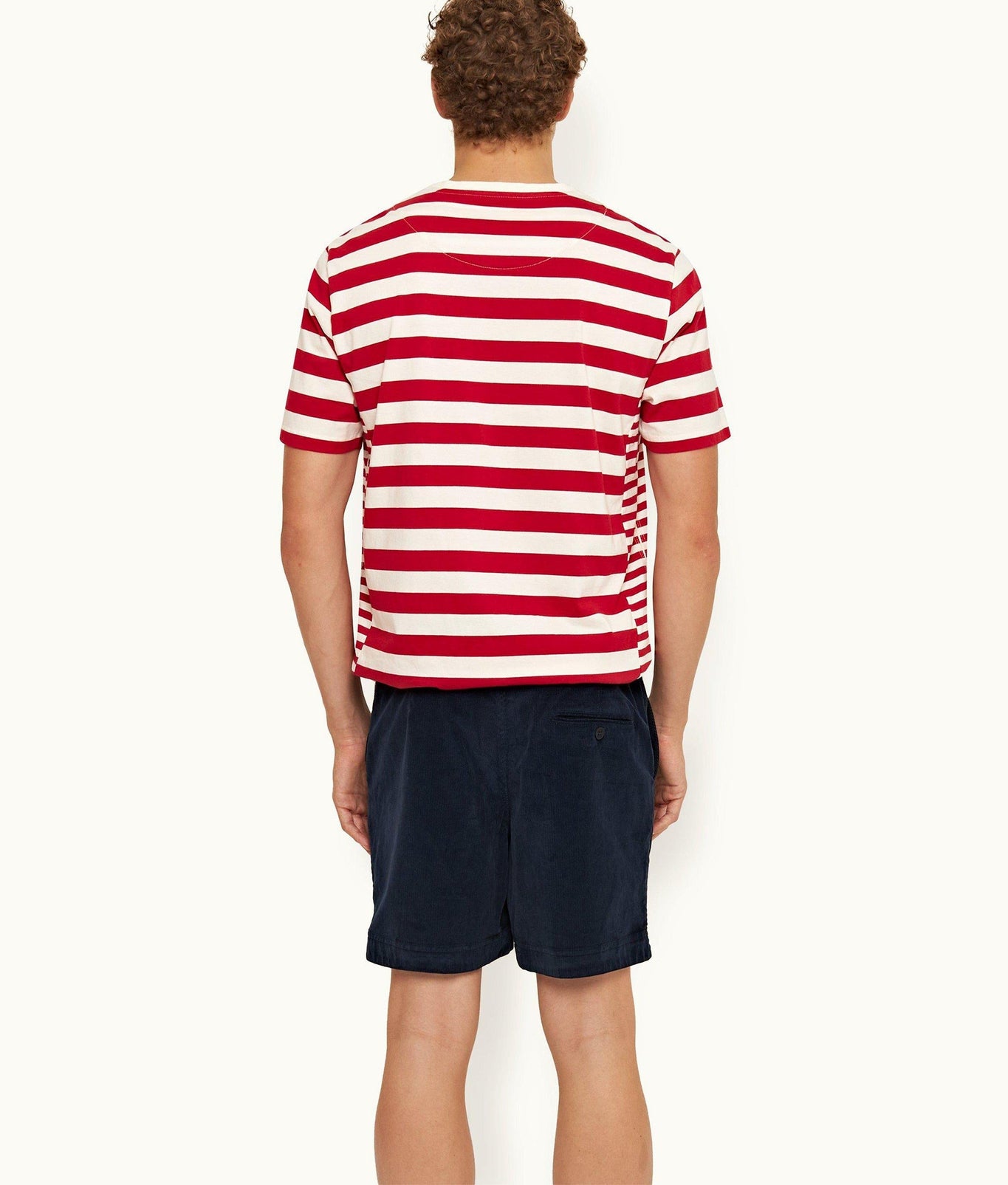 Bulldog Corduroy Corduroy Drawcord Mid-Length Shorts | Midnight Navy