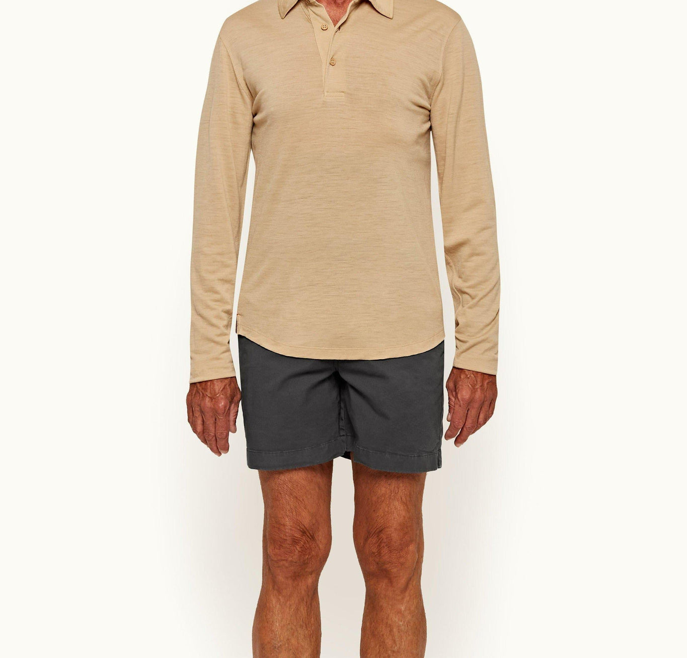 Bulldog Cotton Twill Mid-Length Cotton Twill Shorts | Cave