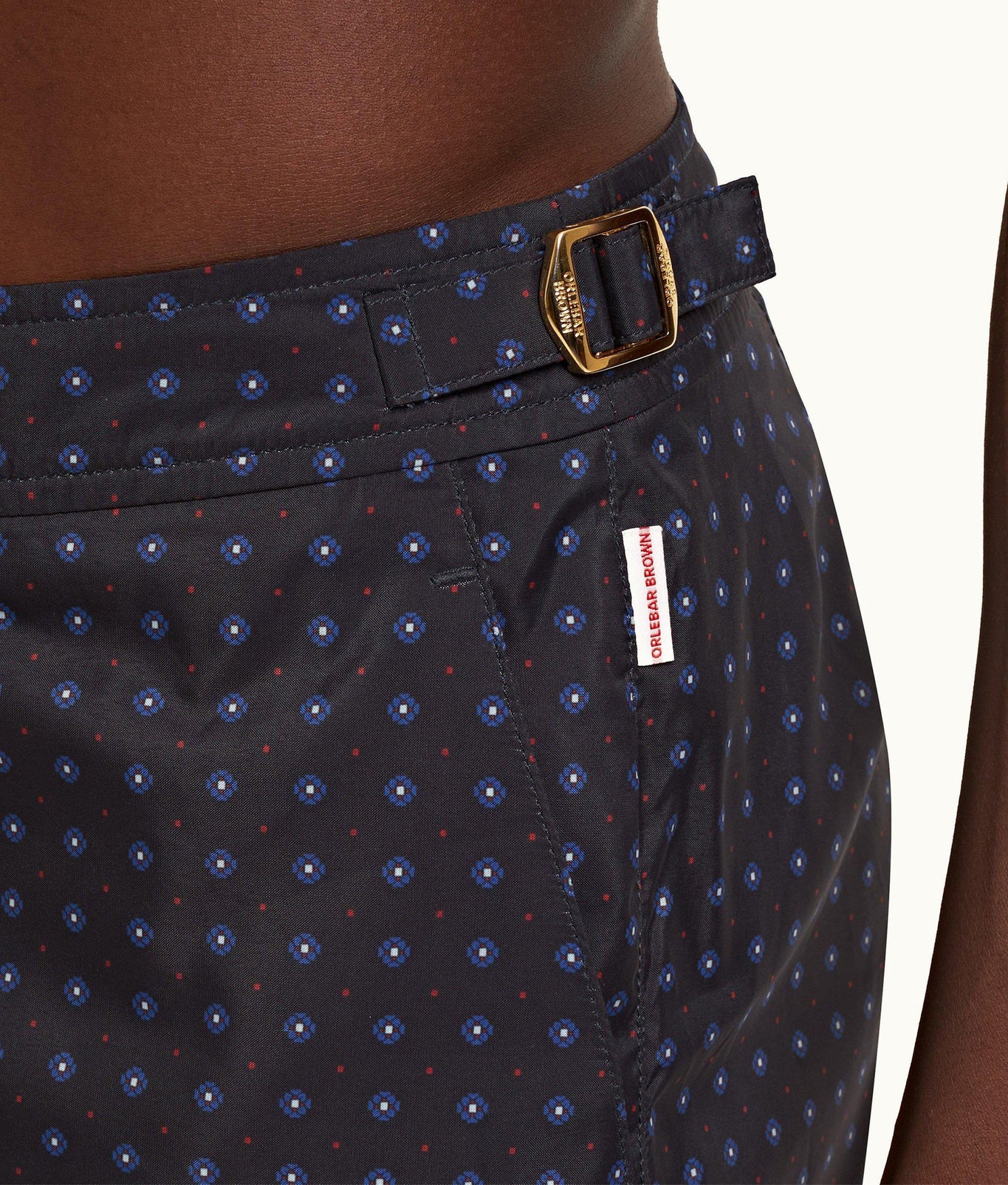 Bulldog Cravat Mid-Length Swim Shorts | Night Iris