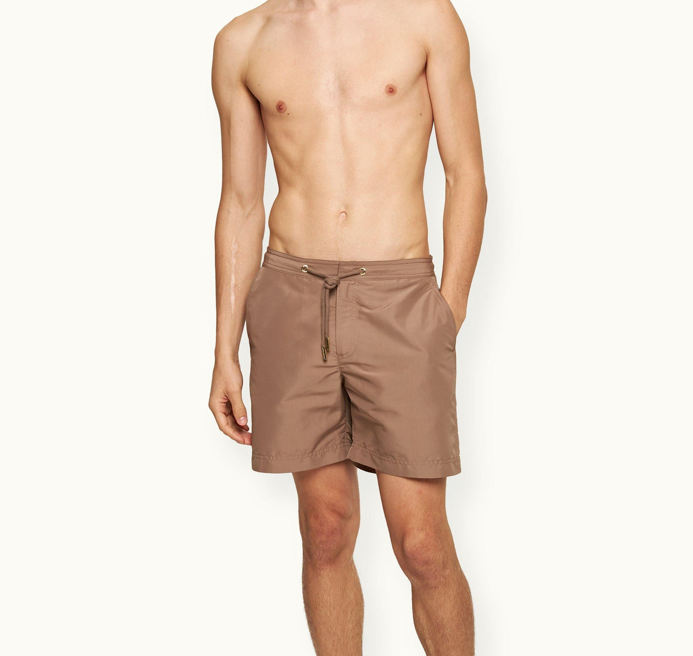 Bulldog Drawcord Mid-Length Drawcord Swim Shorts | Plum Wine