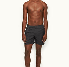Bulldog Orbit Jacquard Mid-Length Swim Shorts | Piranha Grey