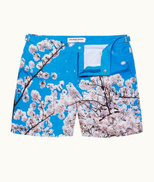 Bulldog Photographic Print Mid-Length Swim Shorts | Blossom