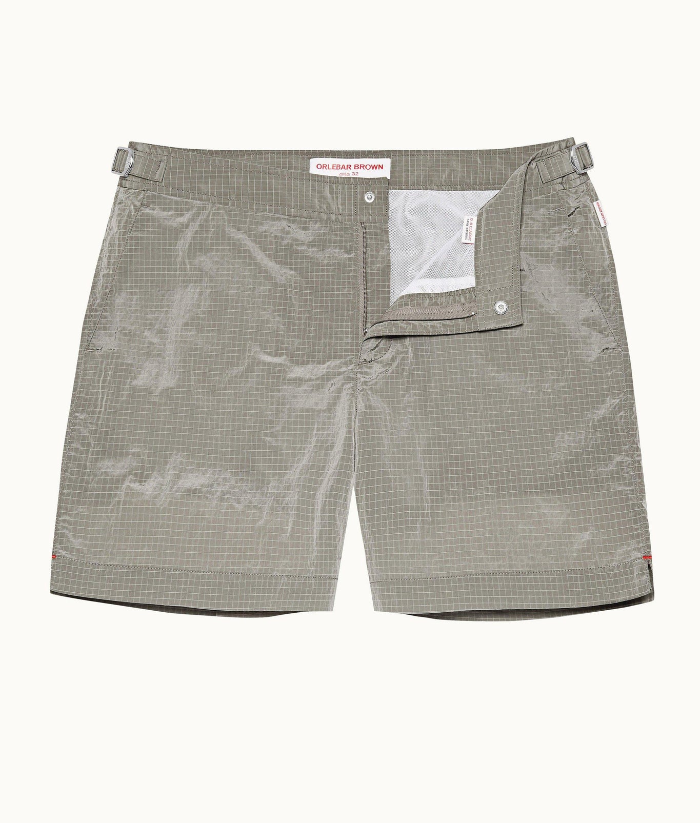Bulldog Ripstop Ripstop Mid-Length Swim Shorts | Seal Grey