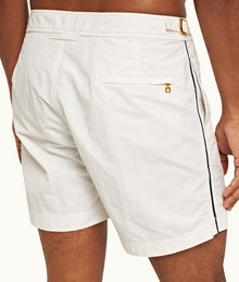 Bulldog Tape Insert Mid-Length Swim Shorts | Sea Mist