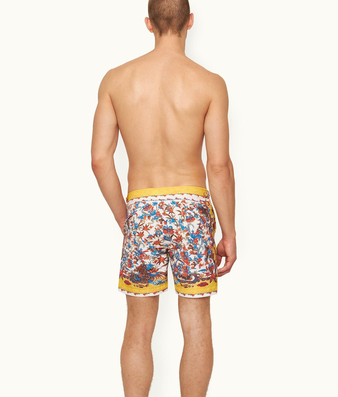 Bulldog Utopia Mid-Length Swim Shorts | Summer Sunset