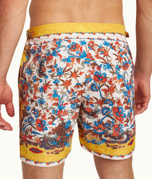 Bulldog Utopia Mid-Length Swim Shorts | Summer Sunset
