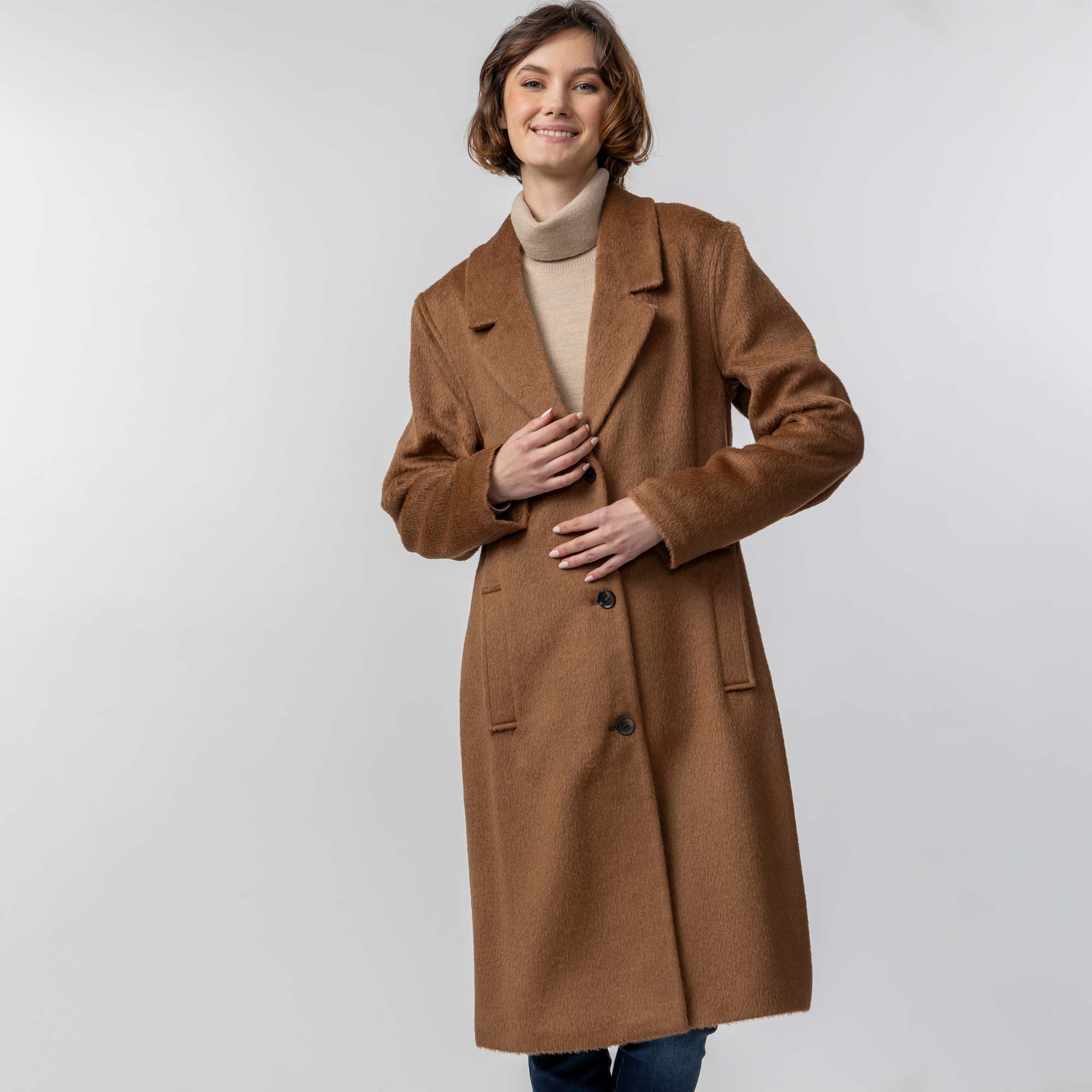 Womens | Samira Coat | Camel