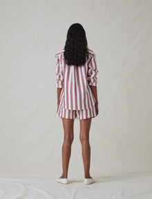 Womens | The Pop-Over Shirt | Crimson