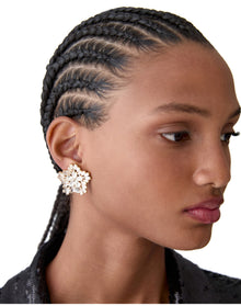 Crystals Snowflake Earrings | Clear