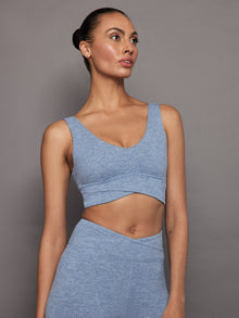 Wrap Bra in Heather Melt | Quiet Harbor