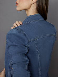 Tailored Denim Jacket | Medium Wash