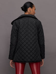 Carbon38 | Quilted Coat | Black