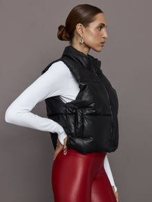 Carbon38 | Quilted Puffer Vest | Black