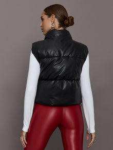 Carbon38 | Quilted Puffer Vest | Black