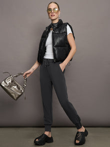 Carbon38 | Quilted Puffer Vest | Black