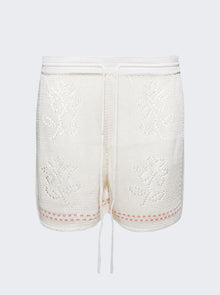 Women | Calle Del Mar | Dinner Party Short Natural And Shell | White