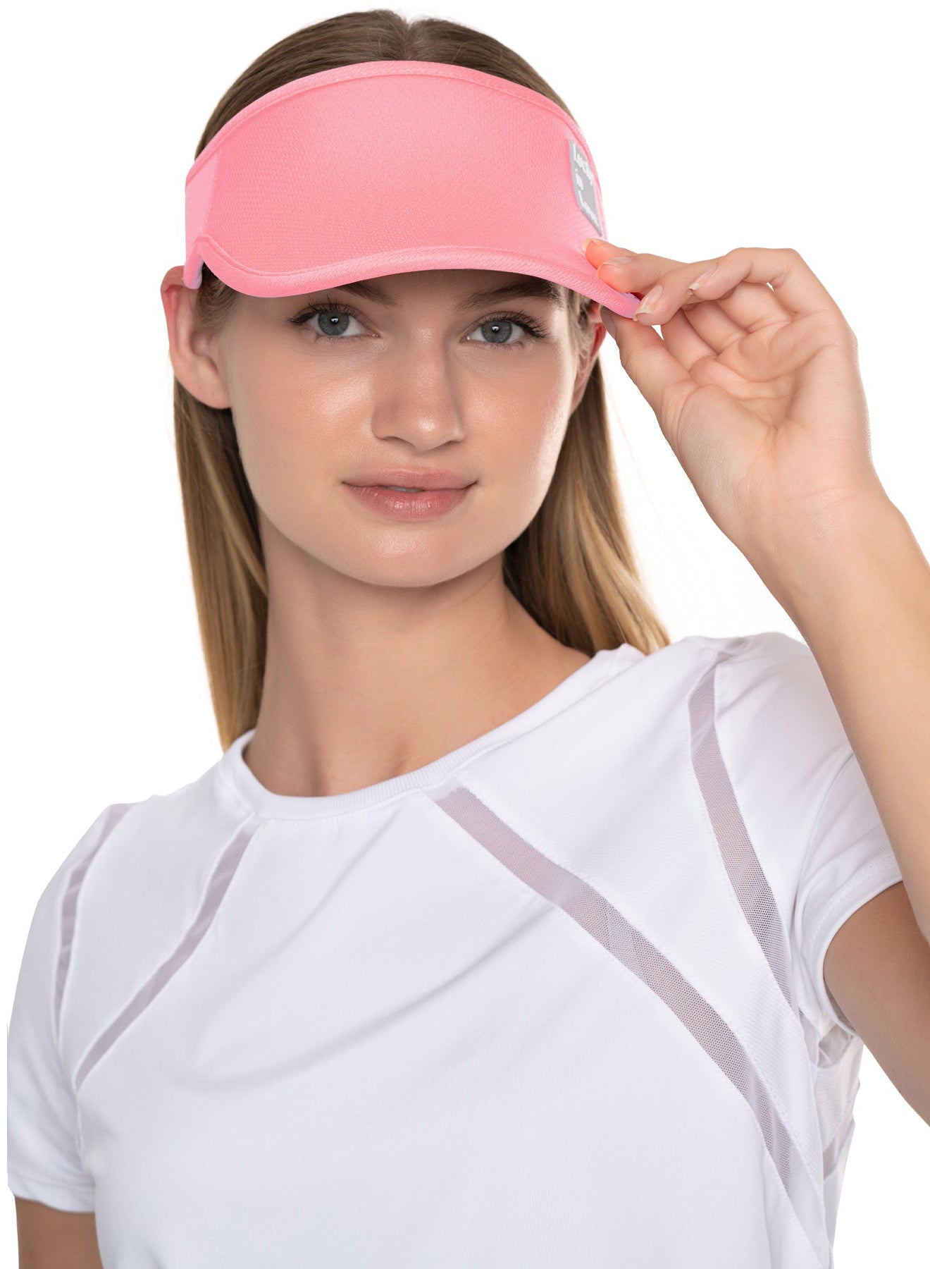 Lucky Logo Stretch Visor | Pink