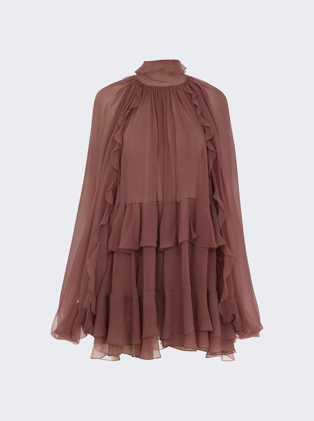 Chloé | Ruffled Dress Woodroose | Pink
