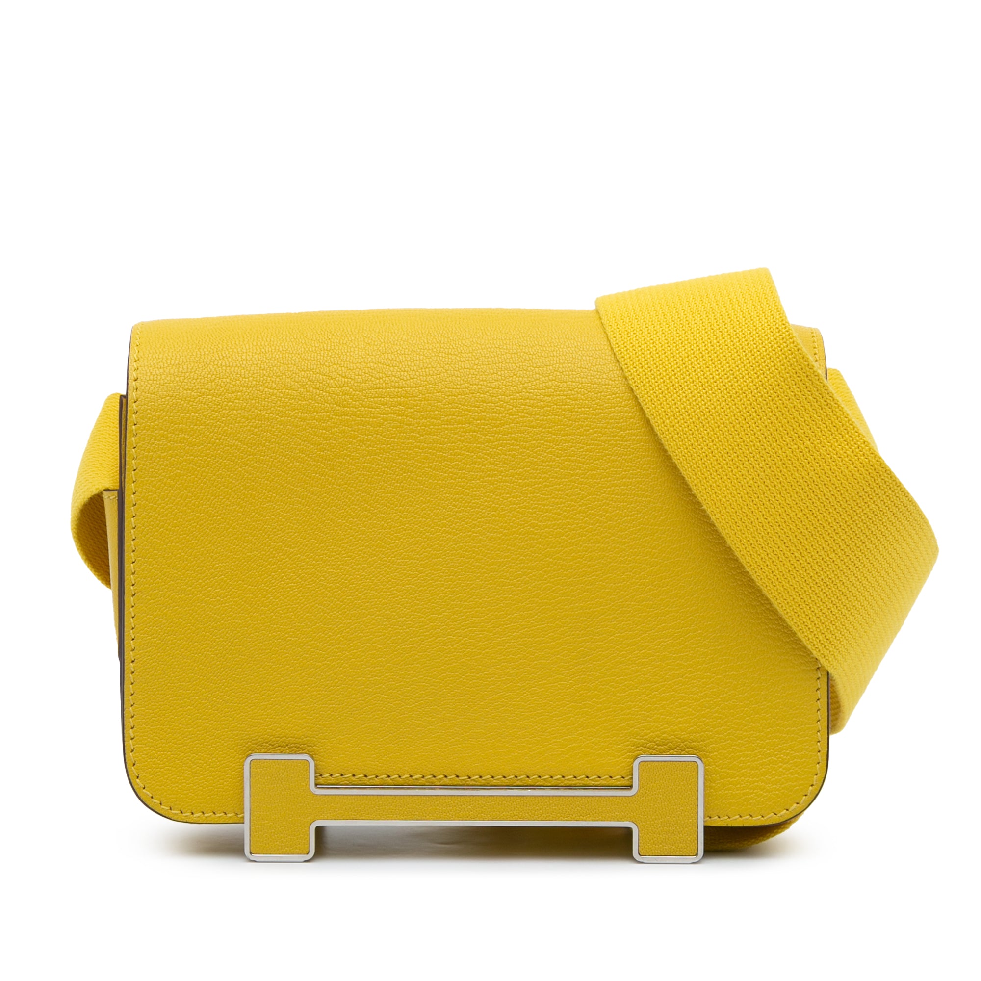 Hermes | Pre-Owned Chevre Mysore Geta | Yellow