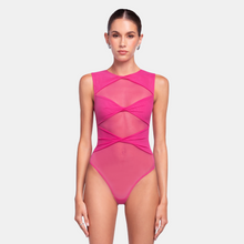 OW Collection Clara Sheer Bodysuit | Pink Dreams