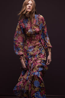 Ana Dress | Carmine Floral